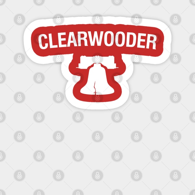 Clearwooder Funny Gift Philly Baseball Tee Clearwater Sticker by springins